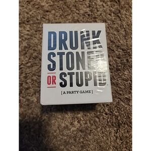 DRUNK‎ STONED OR STUPID [A Party Game] New. Never Opened.